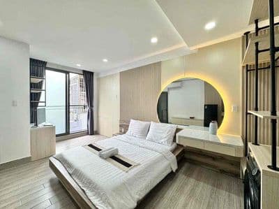 Căn hộ studio ban công thoáng mát ngay gần ngã năm chuồng chó