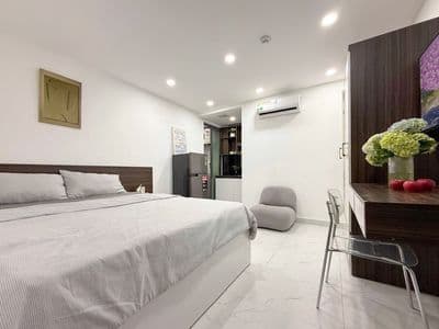 Studio full nội thất, máy giặt riêng ngay bùi hữu nghĩa, chợ bà chiều
