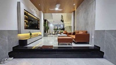 Hơn 7 tỷ nhà 3 tầng nở hậu, nhà mới ở ngay kdc nam long full nội thất