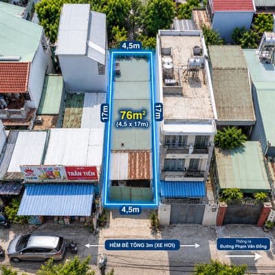 Nhà cấp 4 hẻm xe hơi 76m2 ngang 4,5m cần bán gấp trả bank