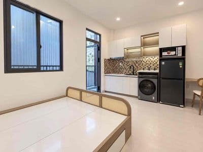 Căn Hộ Dịch Vụ Mới 100%,Full Nội Thất,Gần Nhà Thờ Tân Định,Hồ Con Rùa