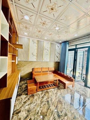 Nhà mới xây dt56m2, 2pn, 1wc có sẵn 2 máy lạnh hẻm 1135 huỳnh tấn phát