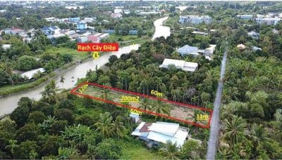 2 mặt tiền đường nhựa 286 xã Bình Mỹ, 710m2 view kênh giá tốt