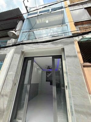 Bán nhà Quận 6 ngay chợ Cây Gõ(Minh Phụng), 3 x 10m 4 tầng, 4.X tỷ TL