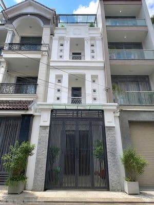 CHo thuê nhà HXH Cộng hoà, Tân Bình. Dt 4x15- ĐÚc 2 Lầu- 4pn, 4wc