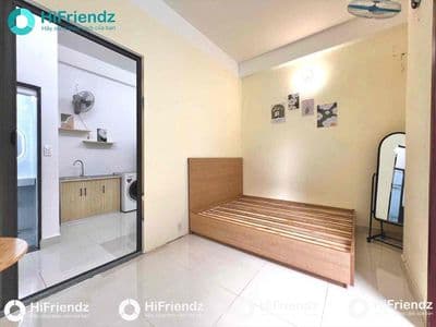 Cho thuê studio tách bếp ban công thoáng full nội thất ngay vhu - hub