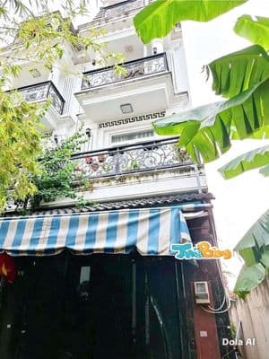 Nhà trệt 2 lầu tum sân thượng hẻm hiệp bình