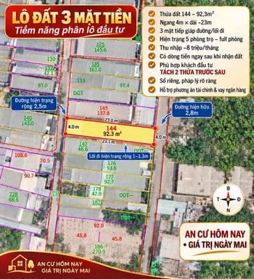 Hiếm phước long – căn nhà 3 mặt tiền/hẻm – cách đường phước long chỉ