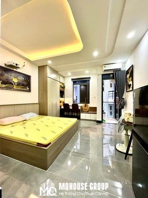Phòng studio balocony, giặt sấy riêng gần Phố Ẩm Thực Phan Xích Long