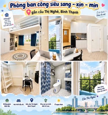 Cho thuê căn hộ duplex full nội thất - nguyễn cửu vân - ở ngay.