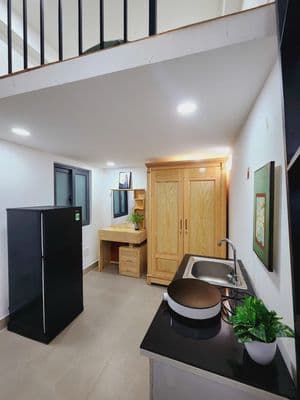 Cho thuê căn hộ duplex full nội thất - ngã tư hàng xanh - ở ngay.