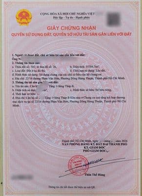 Căn hộ tầng trệt 120m sổ hồng sở hữu lâu dài q12