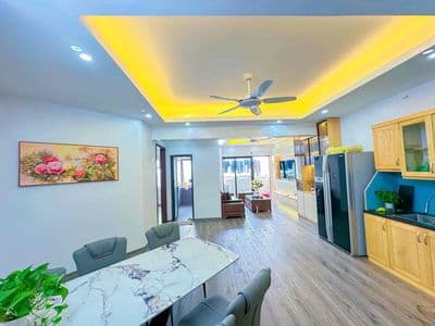 Cho thuê chung cư k2 việt hưng 100m – lô góc 3 ngủ - full nội thất