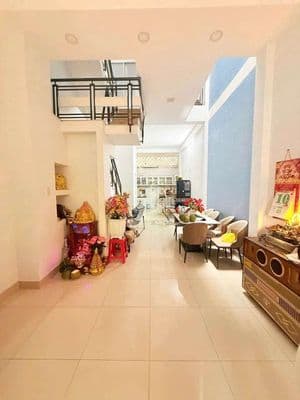Cho thuê nhà hẻm 7m 3 tầng sân thượng 4pn-4wc gần aeon tân phú