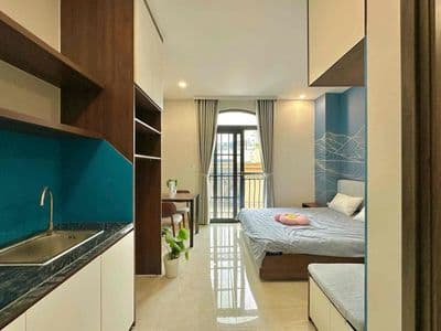 Chung cư mini - studio ban công - full nt ngay khu sân bay - bạch đằng