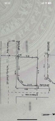 Nhà Góc 2 Mặt Tiền 7x10m 1 Lầu 3pn 2wc Hẻm Xe Hơi