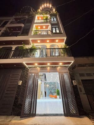Nhà mới xây full nội thất, đường tân thới nhất 2, sân để xe hơi, 4pn
