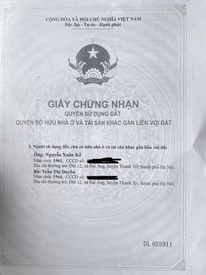 Bán nhà mặt đường thôn nguyệt áng, ngọc hồi, hn