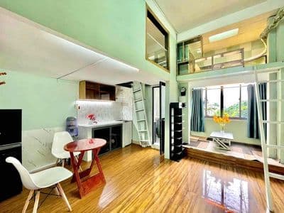 Siêu phẩm độc đáo 2 gác 2 phòng ngủ Trần Não dtsd 50m2