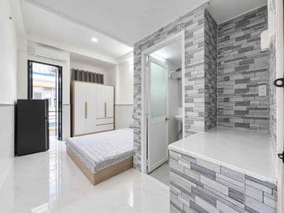 Cho thuê Studio Ban công full nội thất|Nước 20k/khối|Âu Dương Lân q8