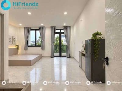 Cho thuê căn hộ mini ban công thoáng - full nội thất, gần cầu sài gòn