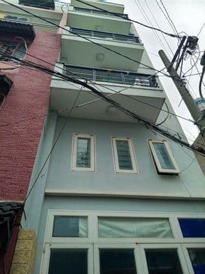 Cho thuê nhà đường bờ bao tân thắng khúc gần chợ : đúc 3,5 lầu
