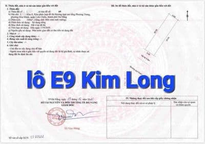 Bán lô đất Rẻ Hoà Phú 27 - Khu E Kim long - đà nẵng
