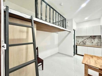 Căn hộ duplex mới 100% - sẵn máy lạnh - ngay tân kì tân quý - aeon