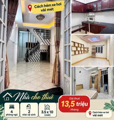Cho thuê NC nhà đẹp cách vài m hẻm xe hơi đường đất thánh tân bình