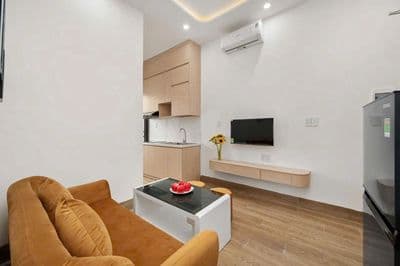 Cho thuê căn hộ 1PN gần ĐH Kinh tế - Phan Tứ