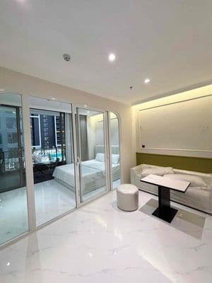 Hải Châu – Nguyễn Lộ Trạch | Căn hộ 1PN tone trắng sang chảnh, full nộ