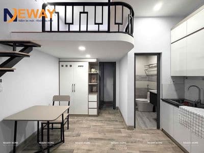 Chung cư mini toà đẹp sang có thang máy sẵn máy lạnh tủ đồ kệ bếp