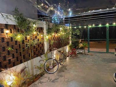 144 cho thuê nhà sân vườn 2 tầng mặt tiền hói kiểng