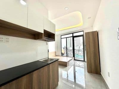 Studio ban công full nội thất gần vlu cs3