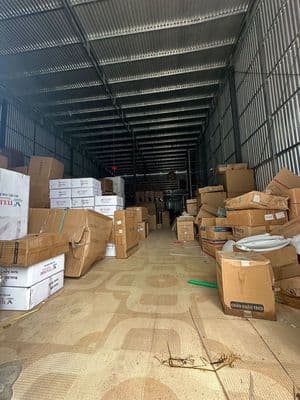 Kho 210m2 mặt tiền khu phước lý- nền gạch men