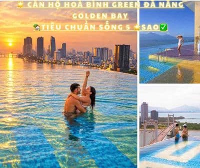 Cho thuê căn hộ hoà bình green đà nẵng golden bay theo tháng.