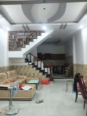 Cho thuê nhà phường tân chánh hiệp 2 lầu 4 pn.giá 8 triệu 500 / tháng