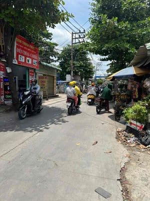 mặt tiền sân vườn bình tân