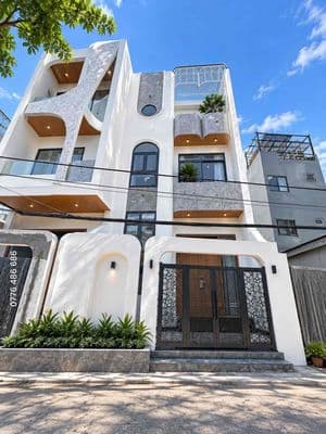 Nhà mới 3 tầng 2 mặt kiệt oto điện biên phủ fullnt