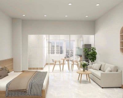 Cho thuê căn hộ 1 phòng ngủ MT Hàn Thuyên
