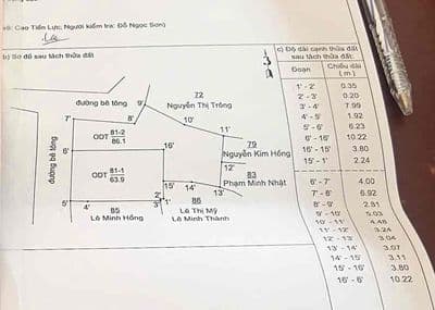 Lô đất 63m2 ngay UBND P.Tân Phong (cũ) giá 1.95 tỷ đường ô tô 4m thông