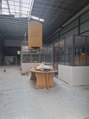 Cho thuê kho xưởng DT 10X23 Có điện pa pha