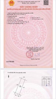 Kinh doanh lỗ cần bán nhanh lô đất 107m2 thổ cư toàn bộ