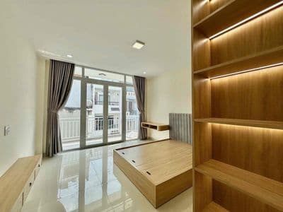 Setup căn hộ Q3 mới 100% Dạng 1 phòng ngủ 50m2 bancol gần Tân Định