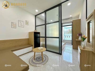 Chdv 1 phòng ngủ ngay trường chinh - full nội thất - toà an ninh