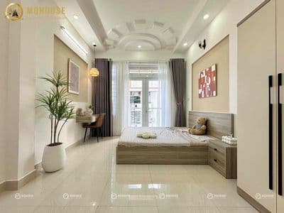 CHDV ban công máy giặt riêng full NT ngay LBB, ĐH Văn Hiến, Hồng Bàng