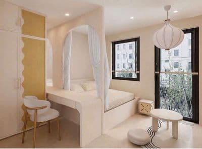 Tòa mới ! studio 25m2 oto đỗ cửa, thiết kế đẹp, ban công thoáng sáng