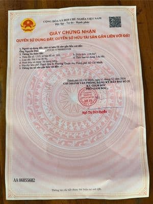 Bán đất kèm nhà cấp 4 An Thạnh, Thuận An, TPHCM (Bình Dương cũ)