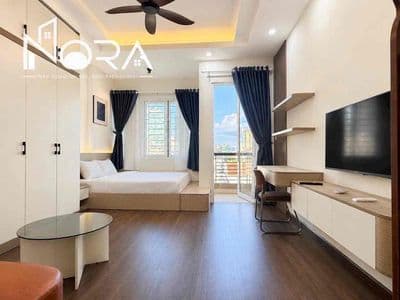 7.500.000 căn hộ studio ban côn - full nội thất q7