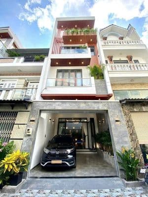 NHÀ MỚI CHO THUÊ - 4B Hoàng Việt, P.4, TB- DT4.5x18, 4 tầng